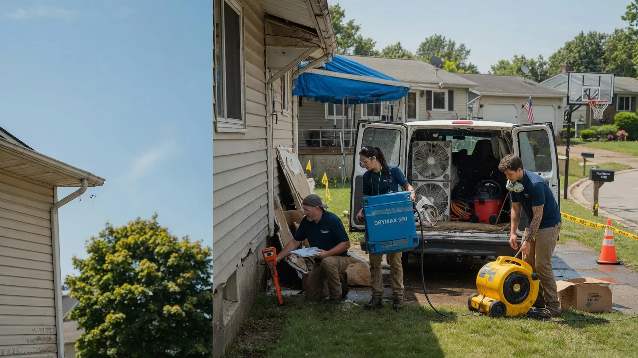 Ceiling Leak Cleanup in Trimble, OH near me